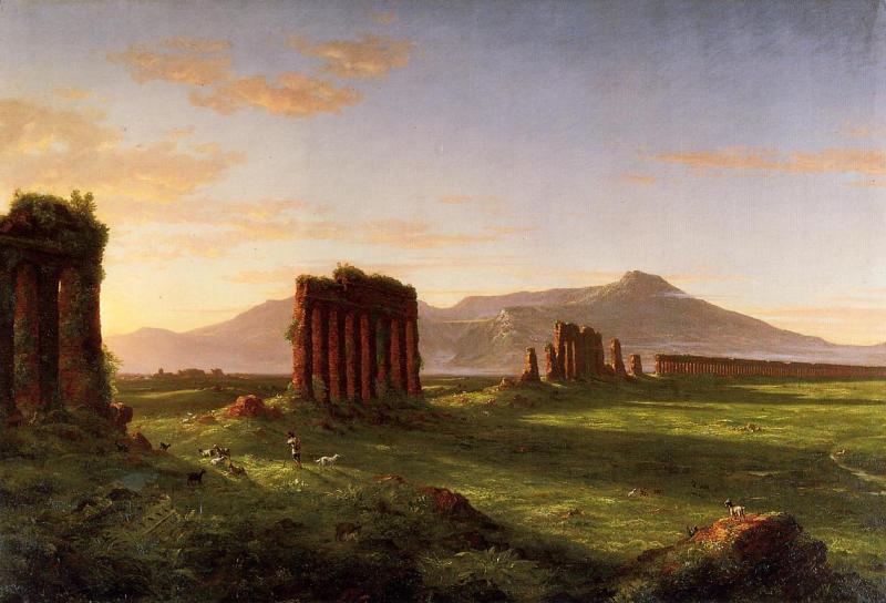 Thomas Cole Roman Campagna oil painting image
